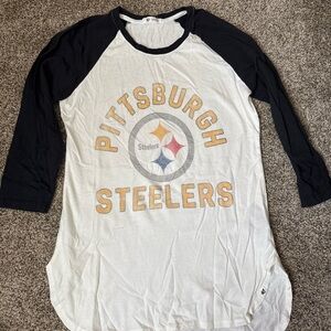 '47 Black and White Baseball Tee